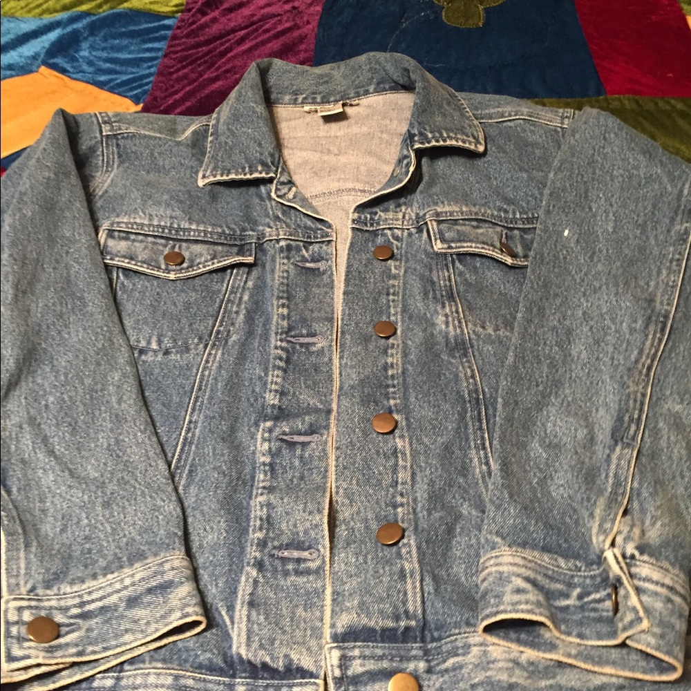 Denim jacket size x good for work